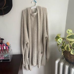 Hooded Sherpa cardigan 2x Full Circle